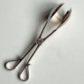 Salad tongs. Electroplated Zinc