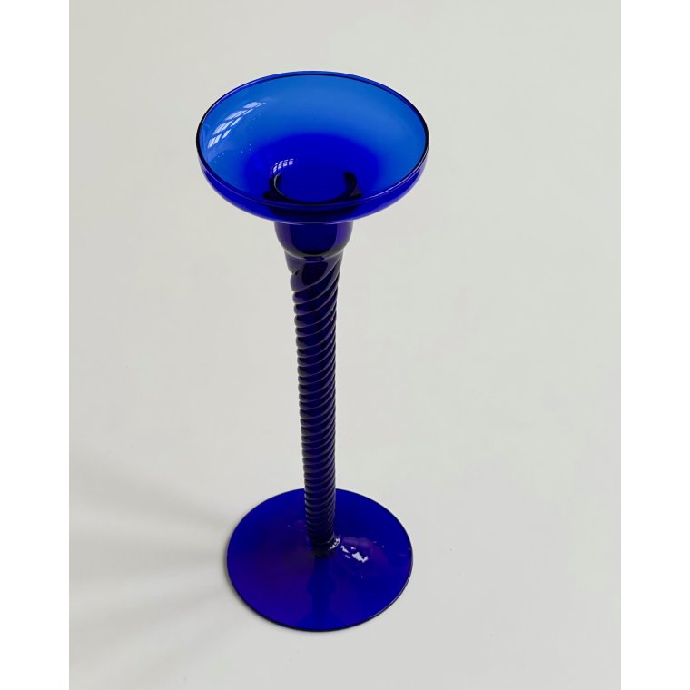 Koboltbl� lysestage