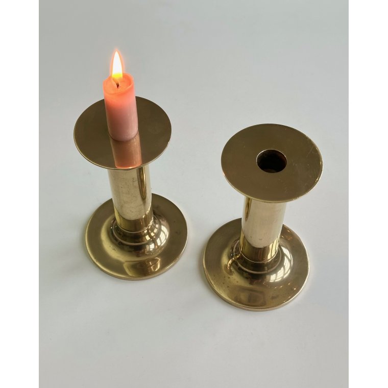 Messingstager, 2 stk samlet