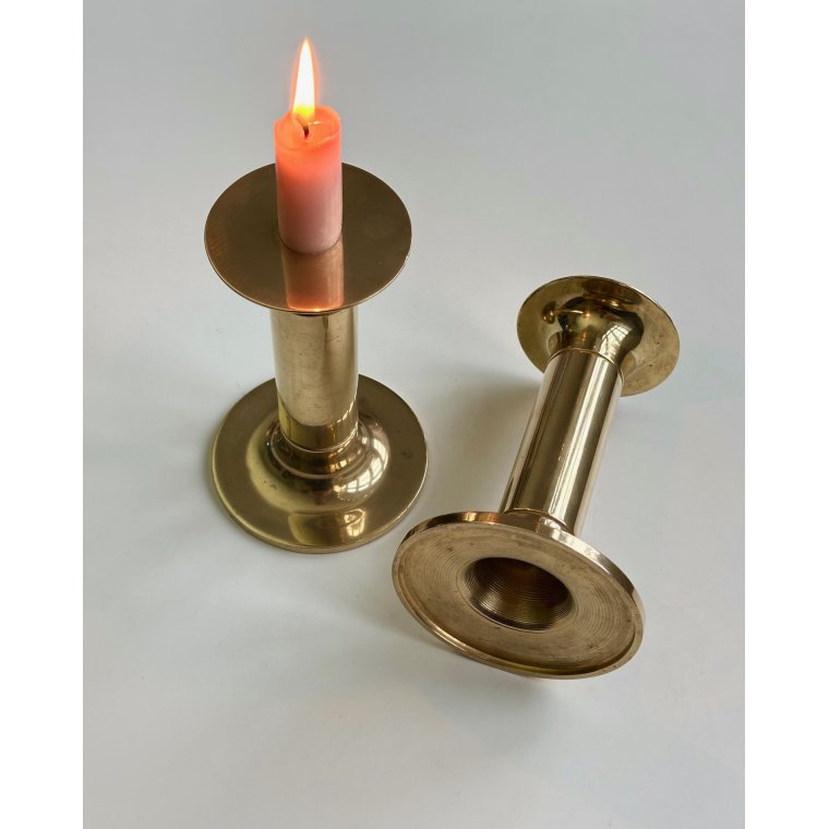 Messingstager, 2 stk samlet