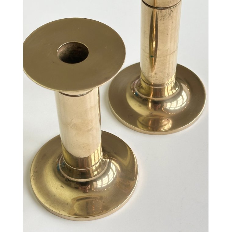 Messingstager, 2 stk samlet