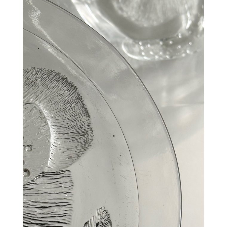 Peoni glastallerkner, Oiva Toikka for Arabia Finland, 5 stk samlet