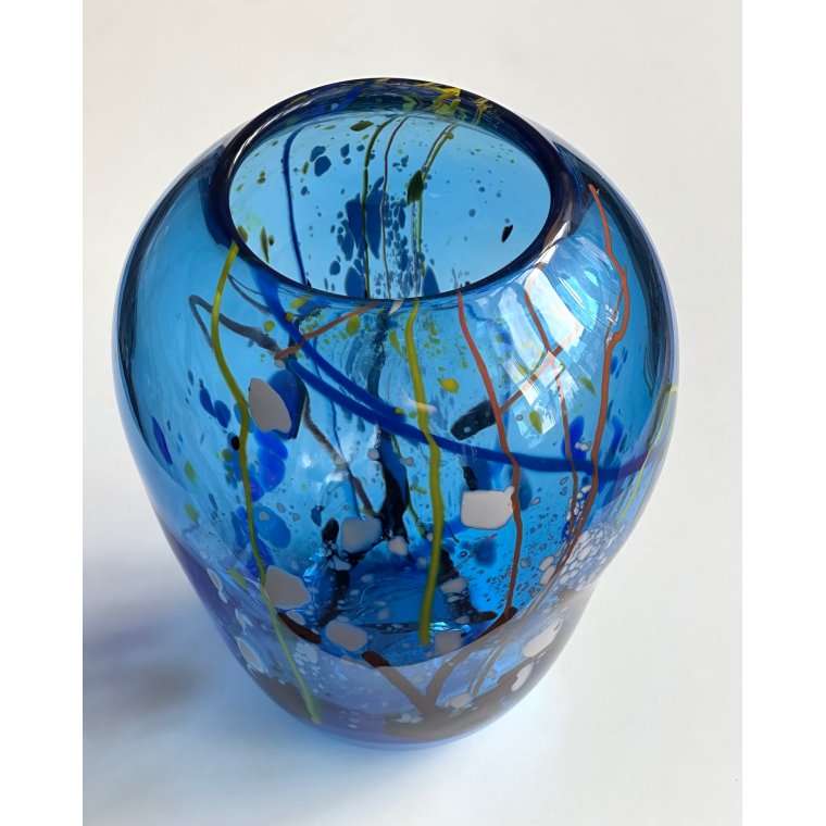 Mundblst glasvase