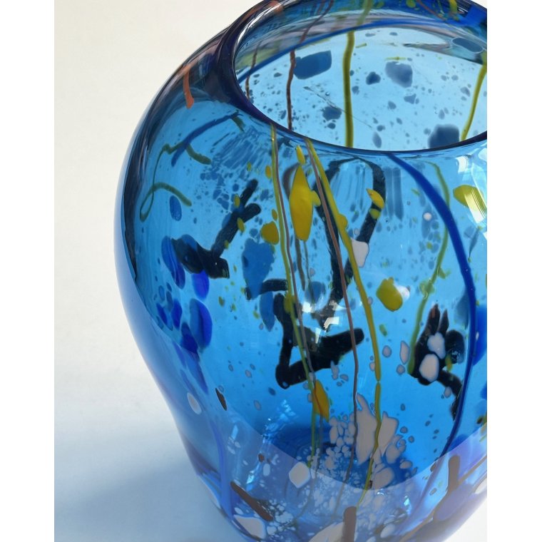 Mundblst glasvase