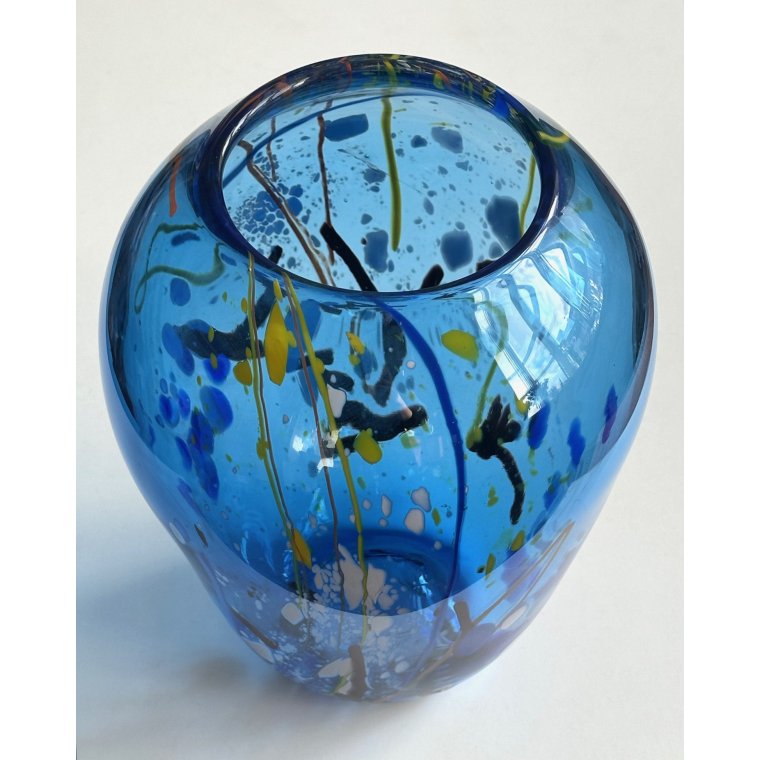 Mundblst glasvase