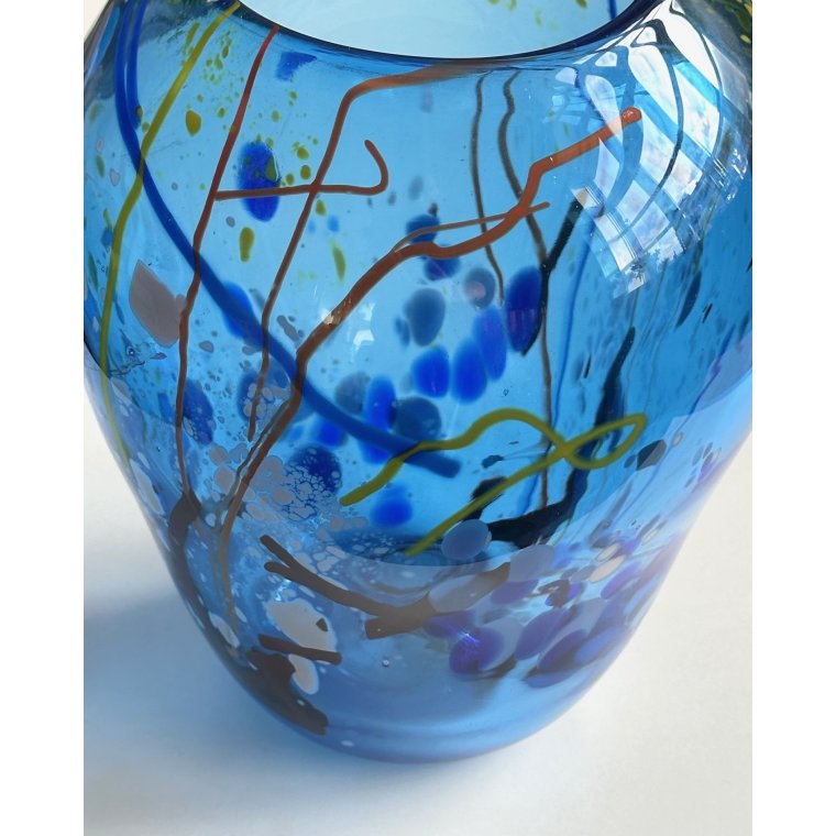 Mundblst glasvase