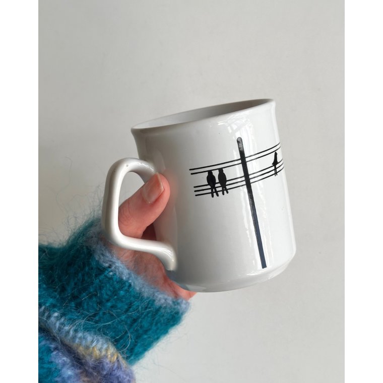 Engelsk krus m fugle