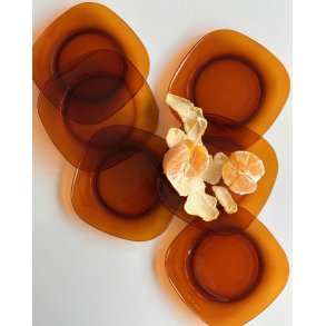 Square plates, set of 6