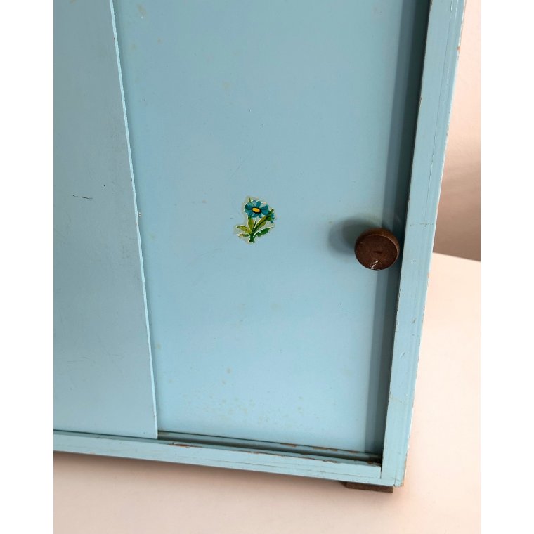 Vintage dukkeskab m 2 lger