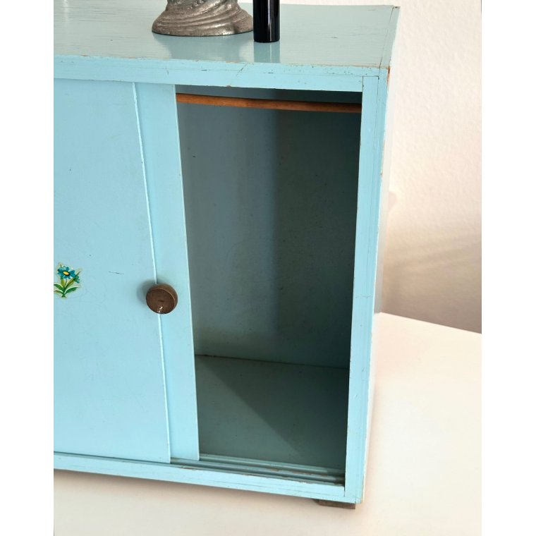 Vintage dukkeskab m 2 lger