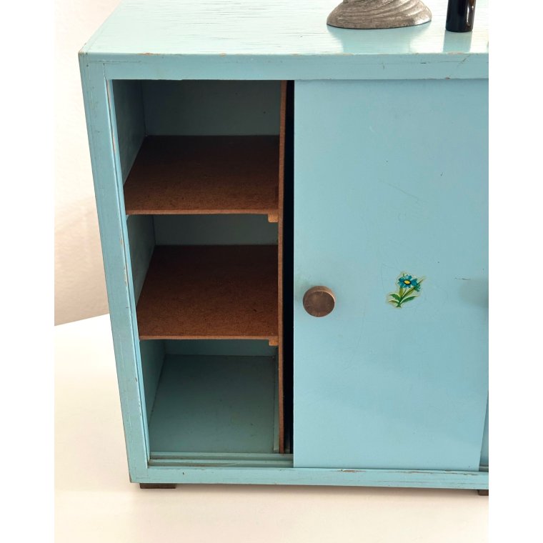 Vintage dukkeskab m 2 lger