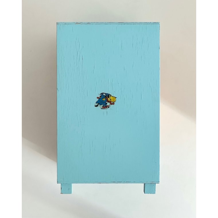 Vintage dukkeskab m 3 lger