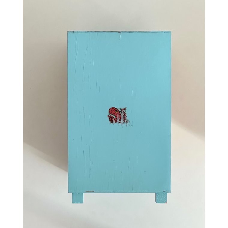 Vintage dukkeskab m 3 lger