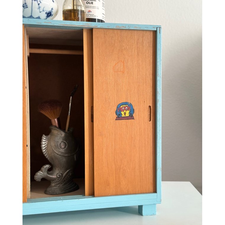 Vintage dukkeskab m 3 lger