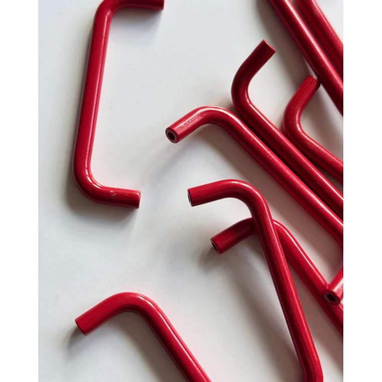 R�de greb, 12 stk samlet