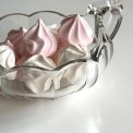 Dish w handles, clear glass