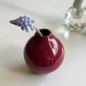 Teardrop shaped mini vase