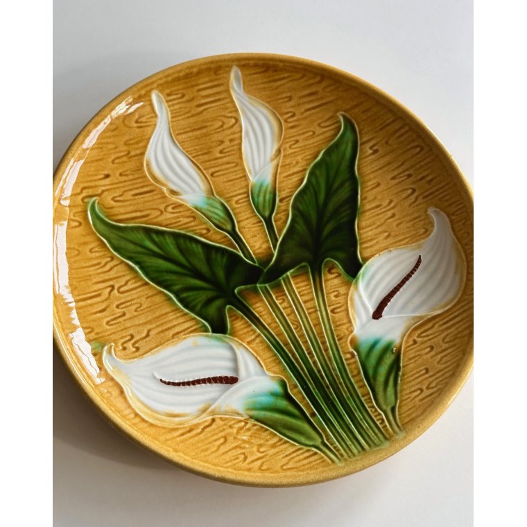 Art nouveau tallerken, calla