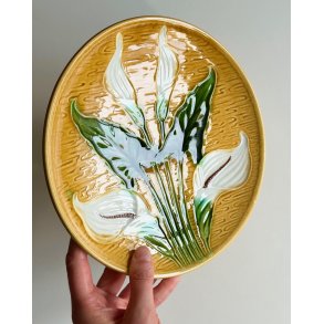 Art nouveau tallerken, calla