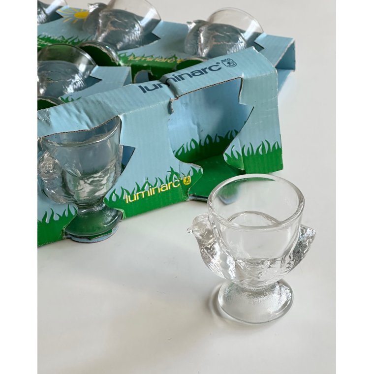 Luminarc egg cups, set of 9