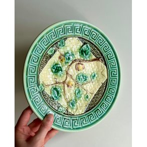 Art nouveau tallerken, �blegren