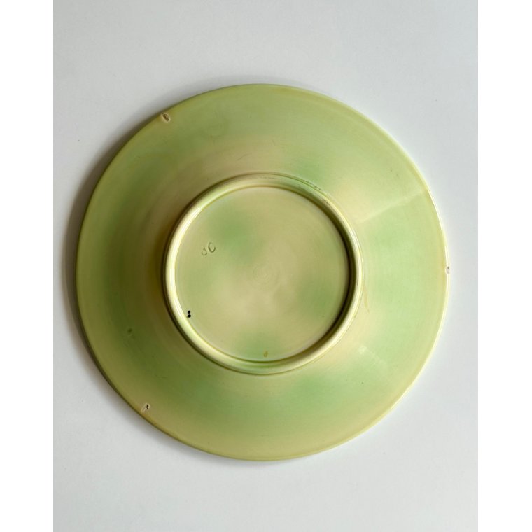 Art nouveau tallerken, �blegren