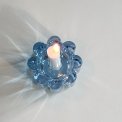 Arcade candleholder, aqua