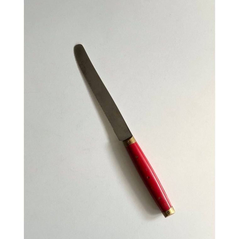 Melron knife, red, pr pc