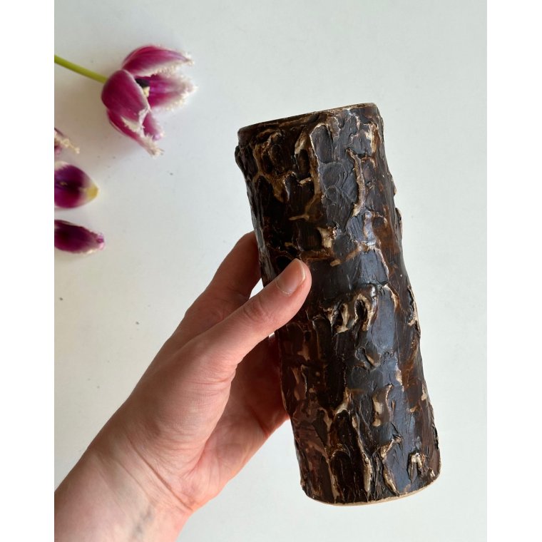 Ceramic vase, brutalist