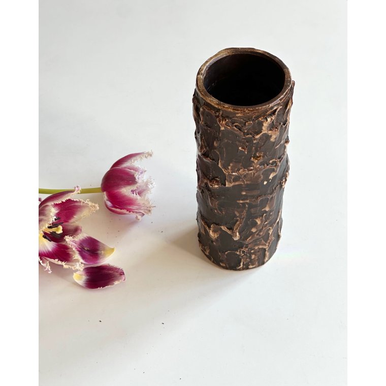 Ceramic vase, brutalist