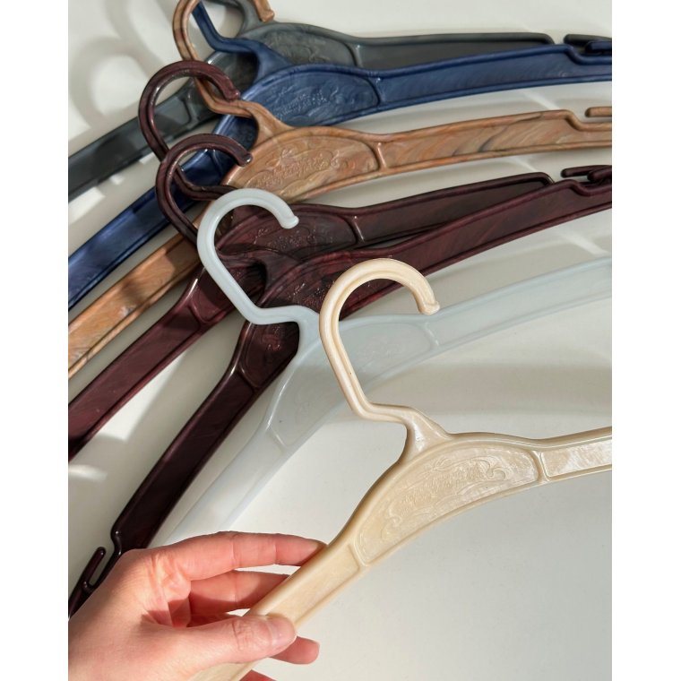 Retro plastikb�jler, ass. farver, 7 stk samlet