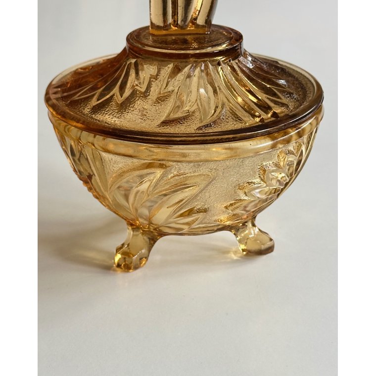 L�gkrukke, ravfarvet glas