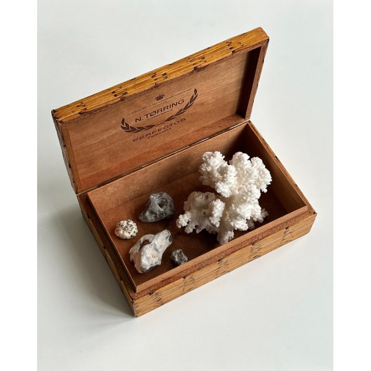 Hand decorated cigar box