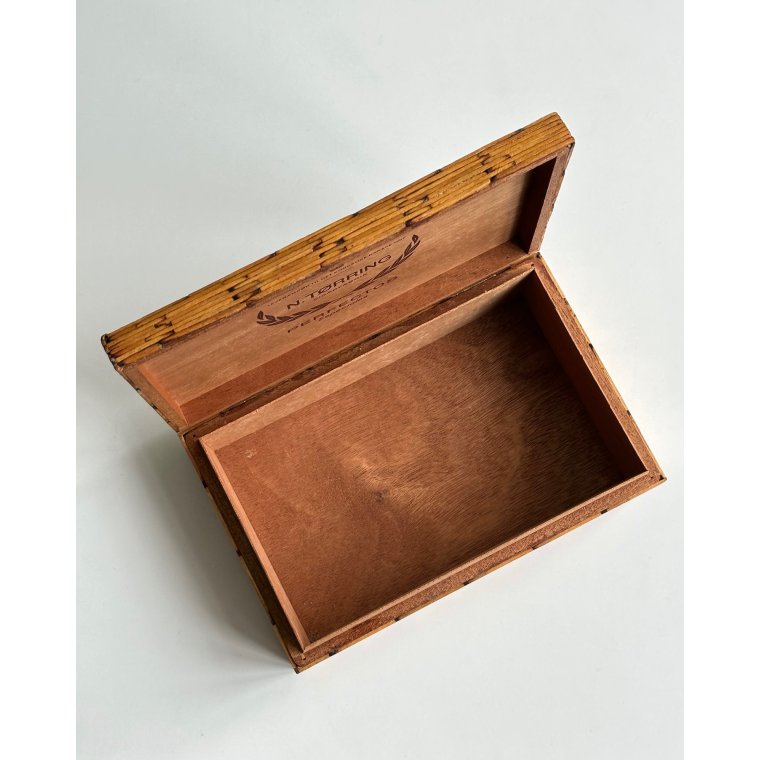 Hand decorated cigar box