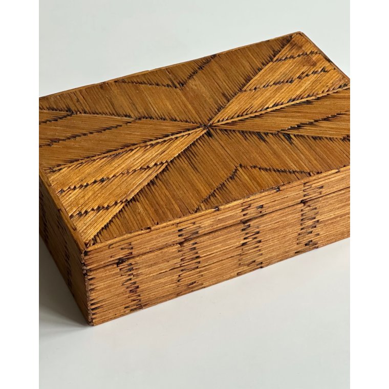 Hand decorated cigar box