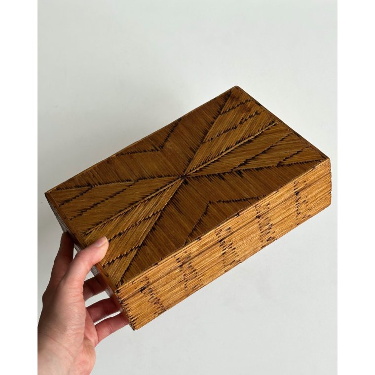 Hand decorated cigar box