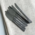 Retro middagsknive, rustfrit stl, 8 stk samlet