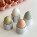 Marble egg cups, set of 4