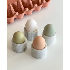 Marble egg cups, set of 4