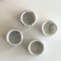 Marble egg cups, set of 4