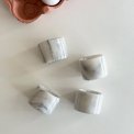 Marble egg cups, set of 4