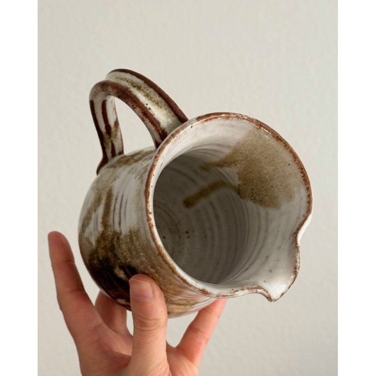 Ceramic jug, signed
