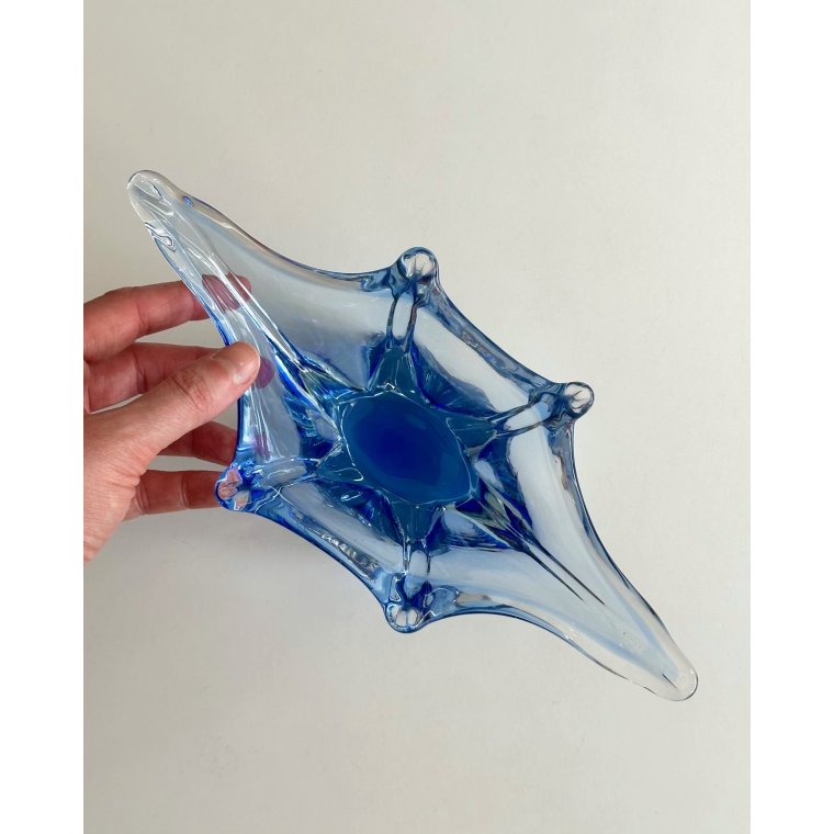 Flammesk�l, bl� krystal