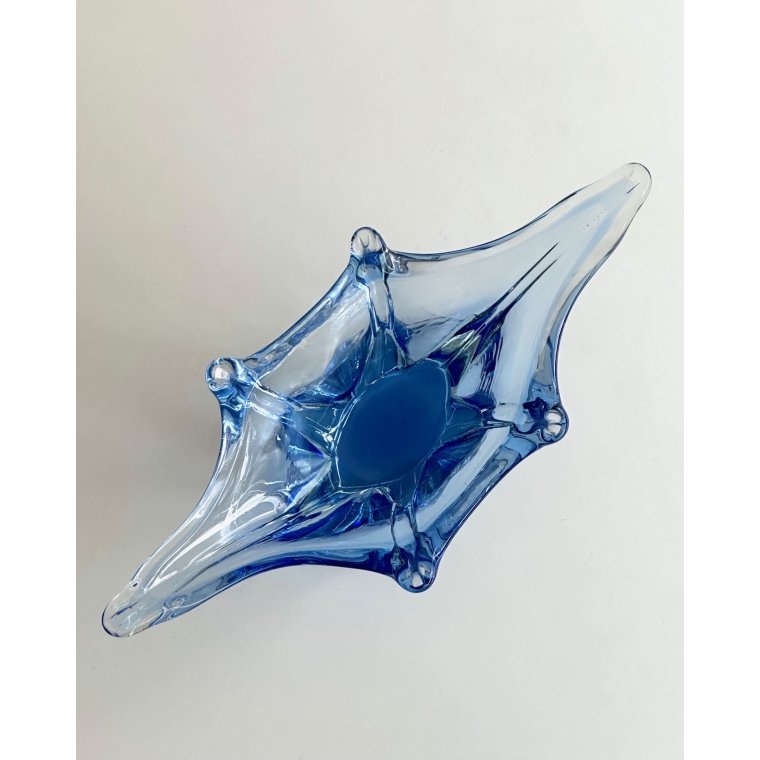 Flammesk�l, bl� krystal