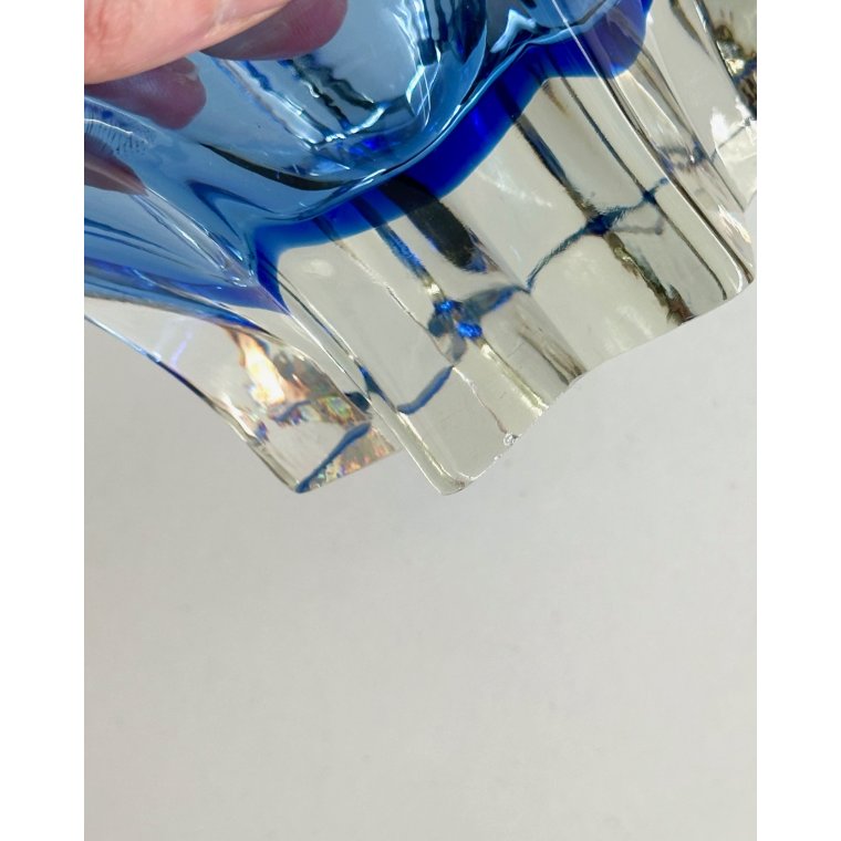 Flammesk�l, bl� krystal