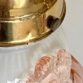 V�glamper m rosa glas, 2 stk samlet