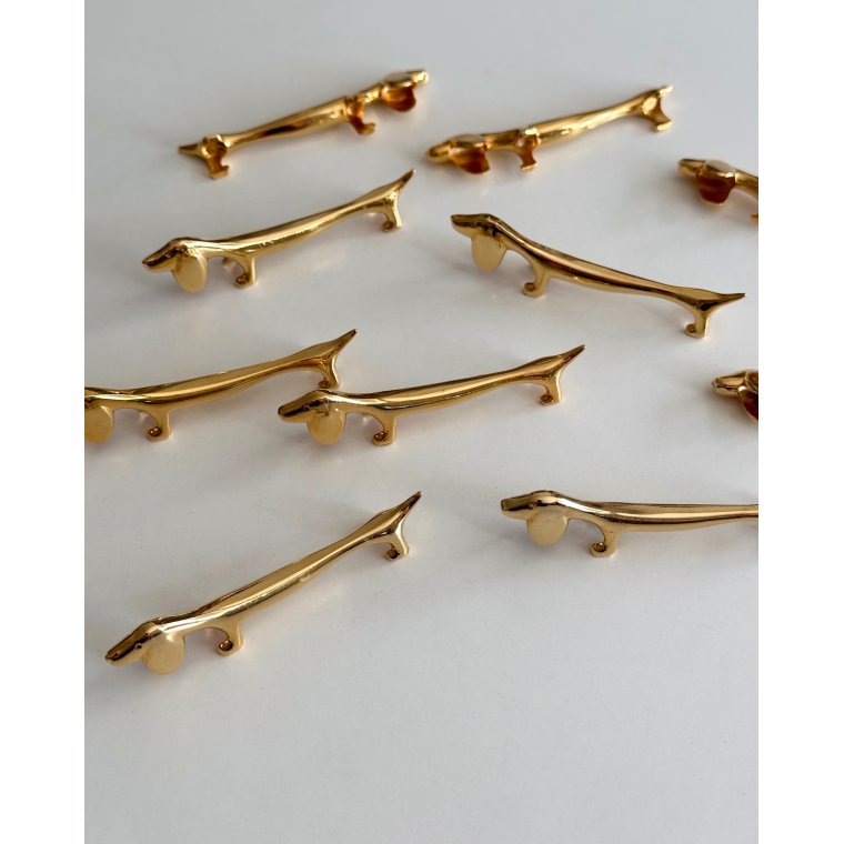 Knivstole, gravhunde, 10 stk samlet