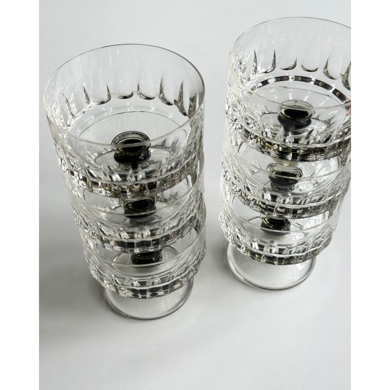 Portionsskl, krystalglas, 6 stk samlet