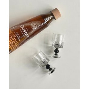 Crystal glass, shots, set of 2