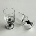 Crystal glass, shots, set of 2